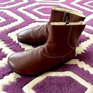 BeLenka Polar barefoot boots, brown size 43